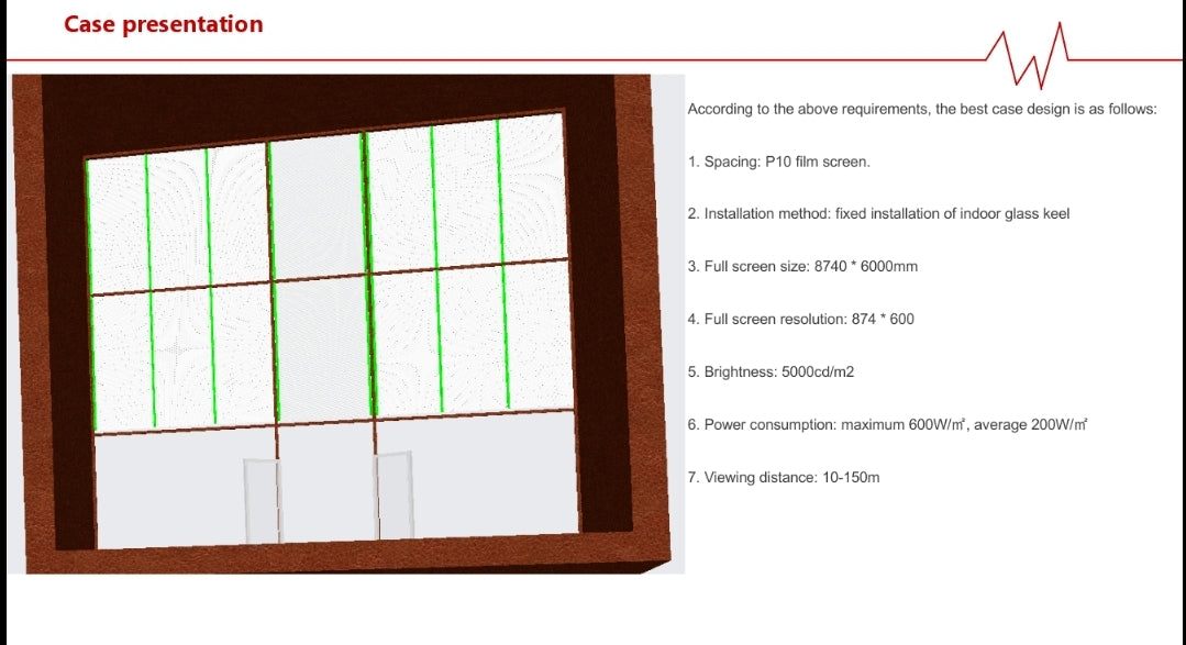 LED Transparant Film Sinange