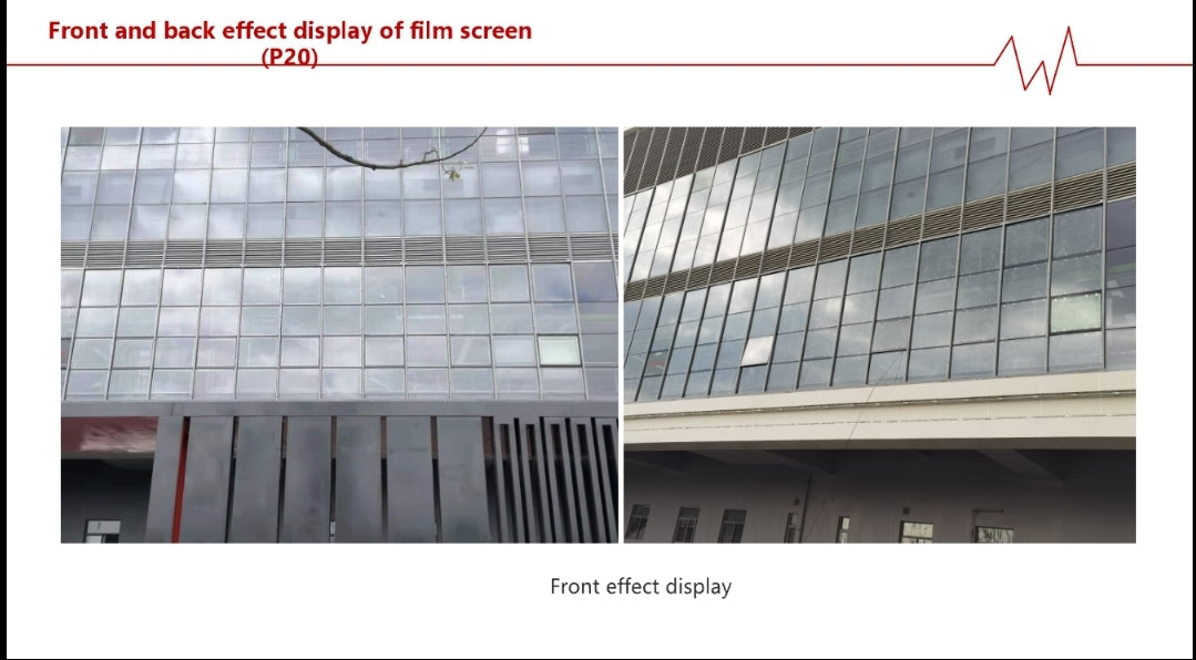 LED Transparant Film Sinange