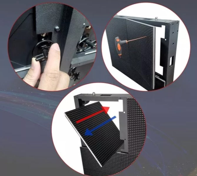 3' x 6' 2 SIDED P6.35 GOLD WIRE LED VIDEO MESSAGING DISPLAY