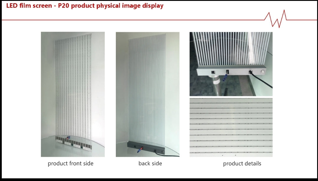 LED Transparant Film Sinange