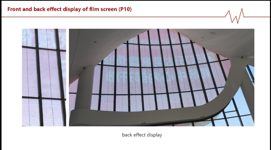 LED Transparant Film Sinange