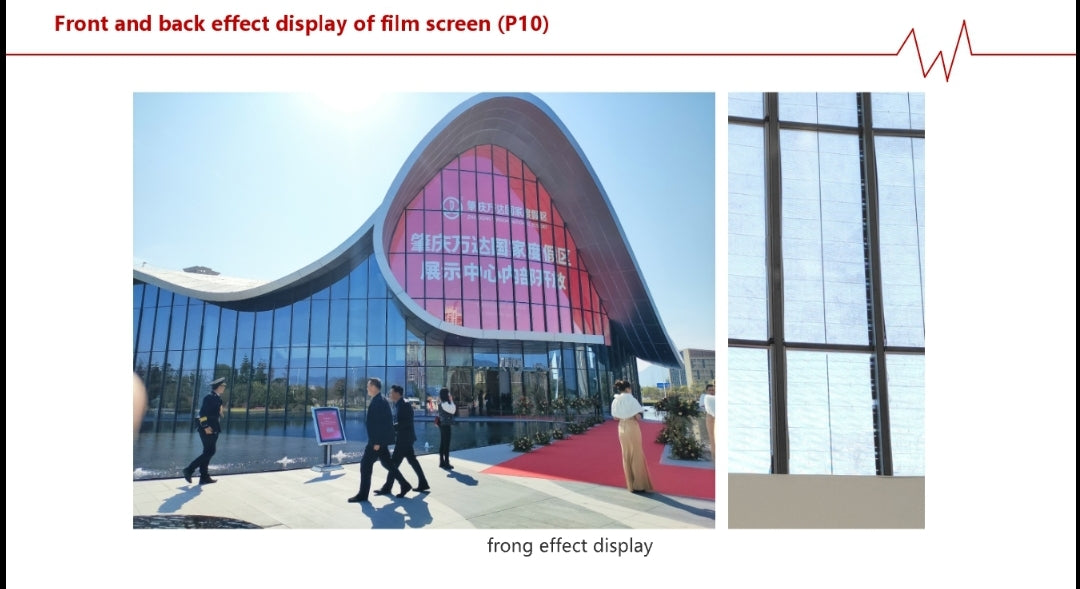 LED Transparant Film Sinange